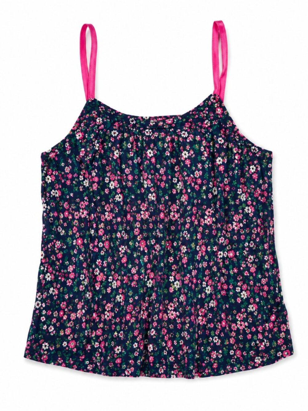 NWT ABERCROBIE & FITCH Angie Cami MEDIUM Navy Floral